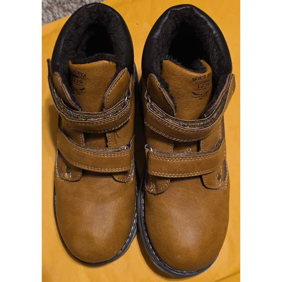 TZJS Andle Boots Kids Camel Brown, Size 12 - Picture 1 of 7